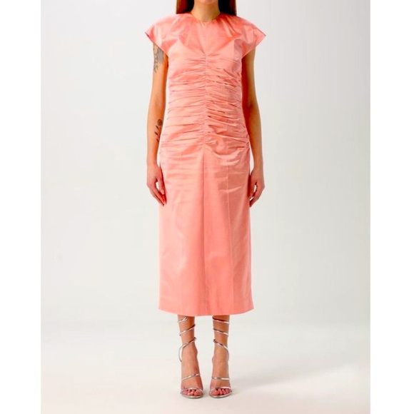 Del Core Dress woman Women Peach Dresses NWT size 46 (US 10) - Picture 1 of 12